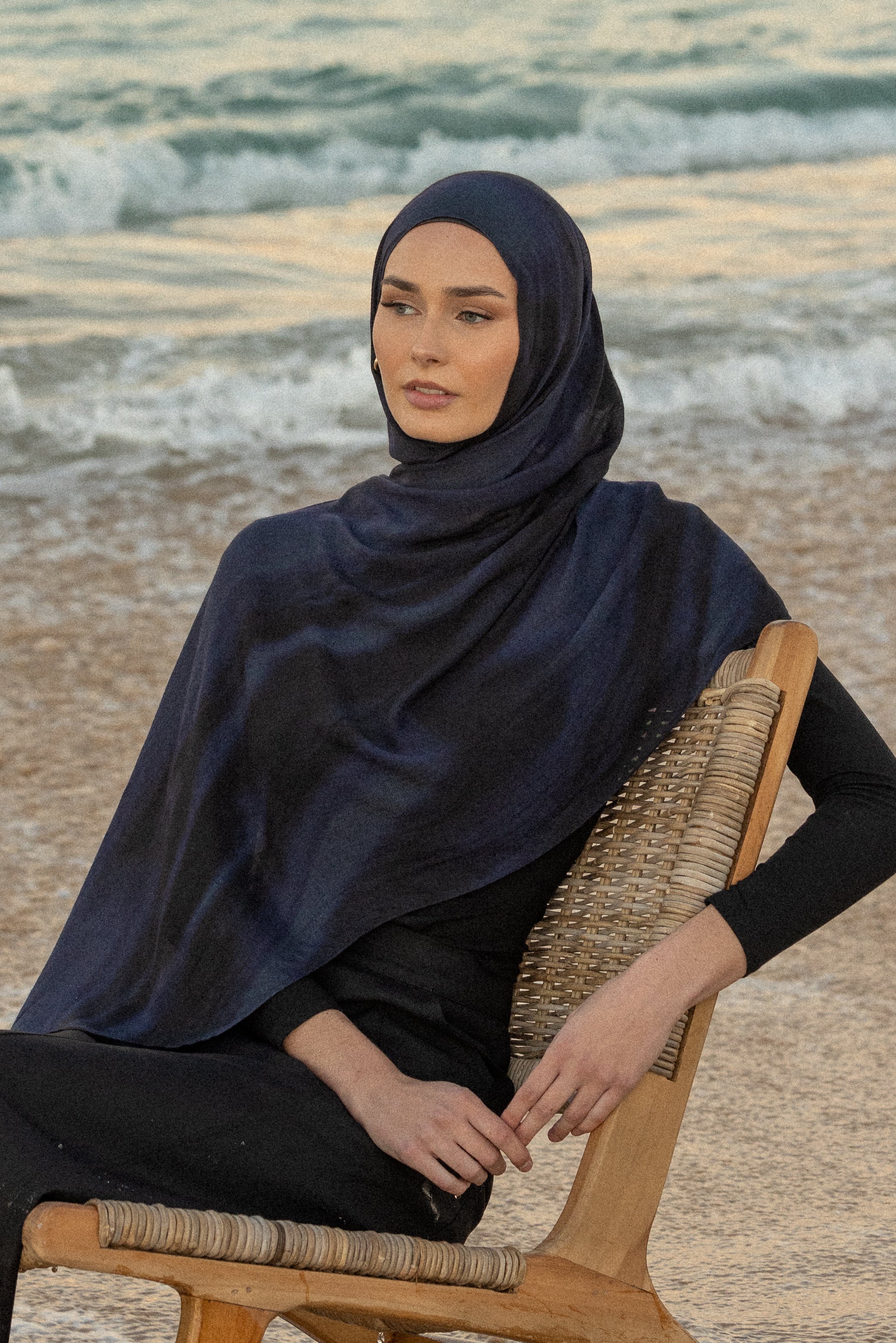 Swell Hijab - Midnight Ocean - Image 3