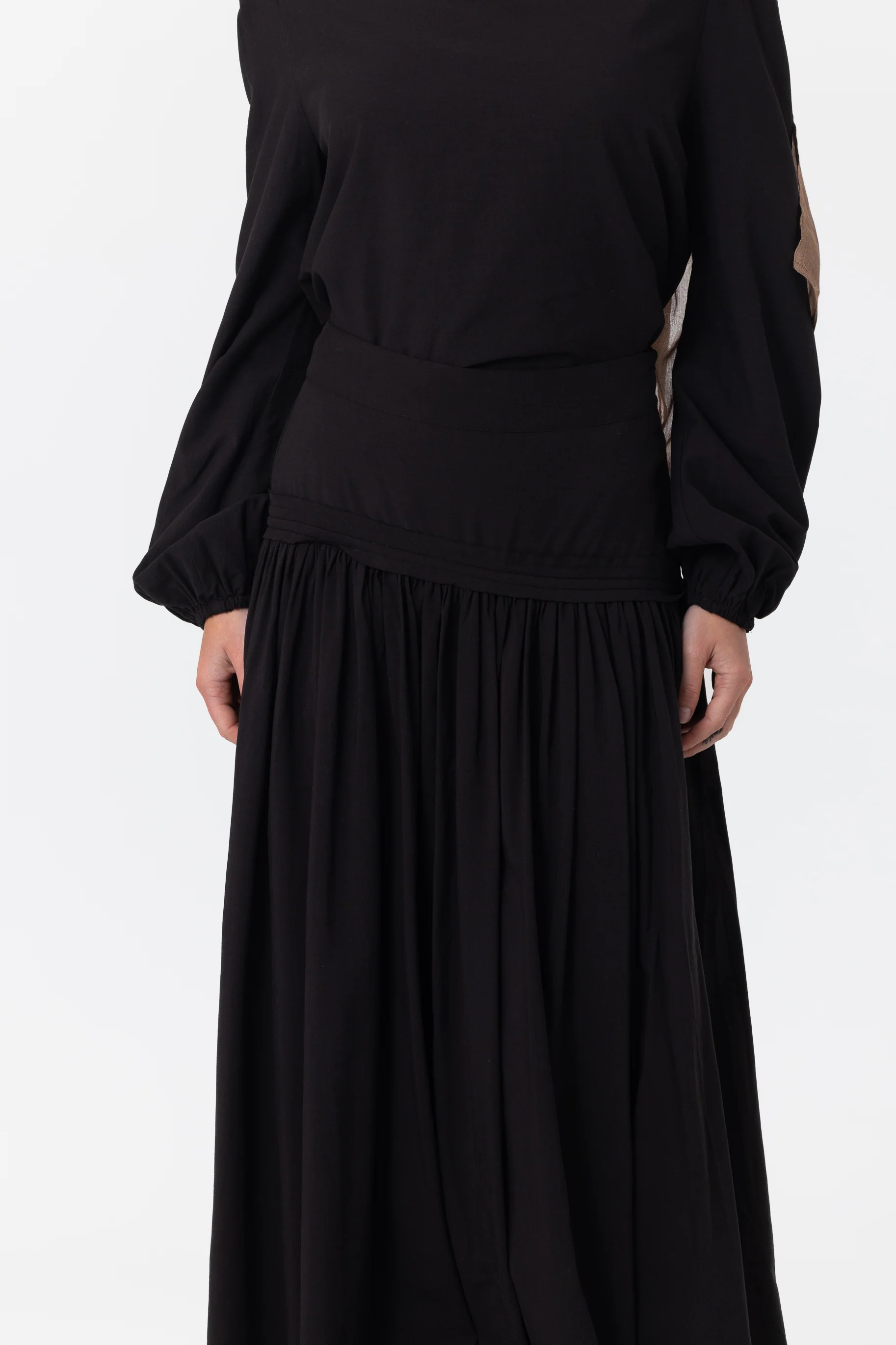 Adriana Maxi Skirt - Black - Image 2