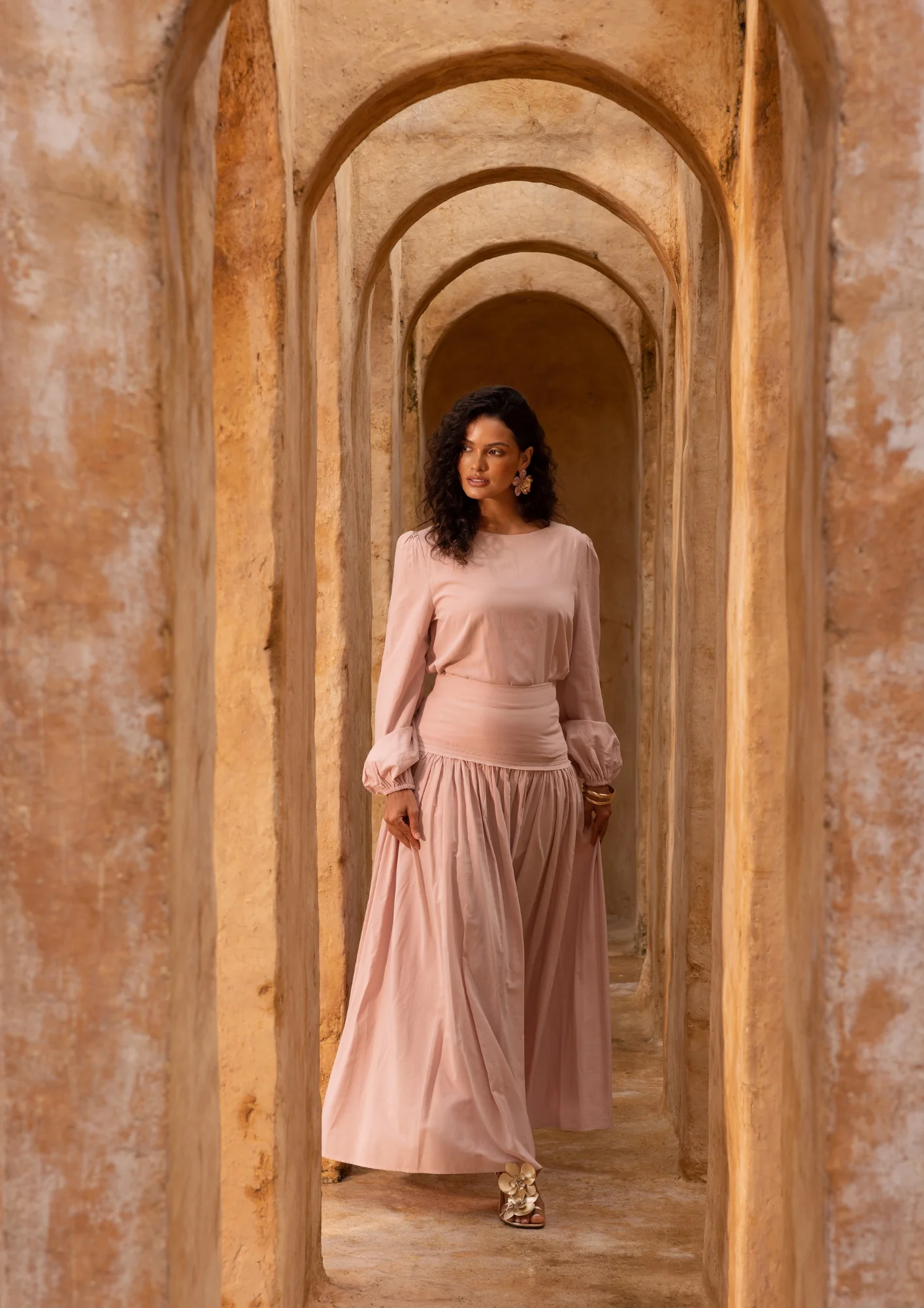 Adriana Top - Dusty Pink