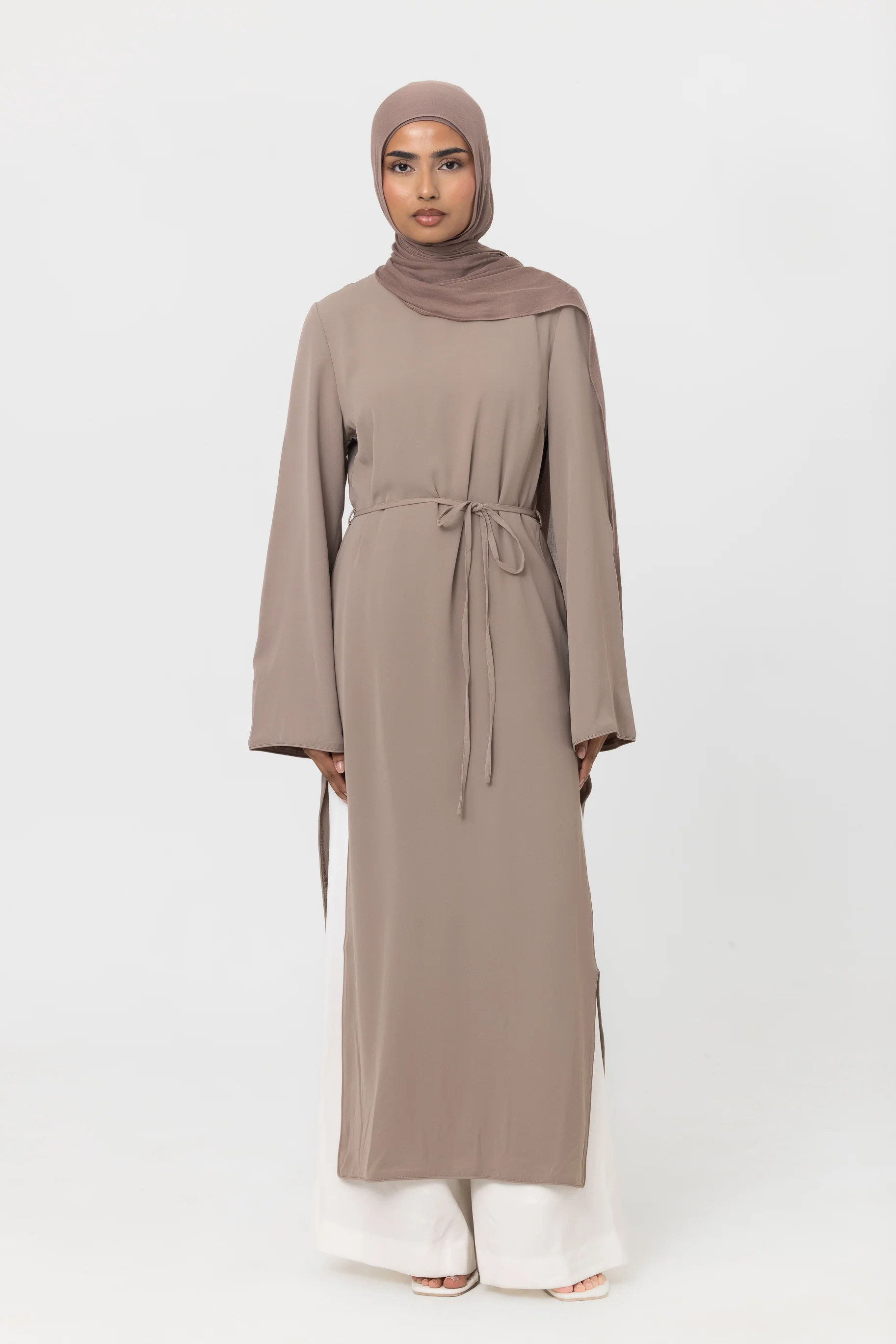 April Split Tunic - Beige
