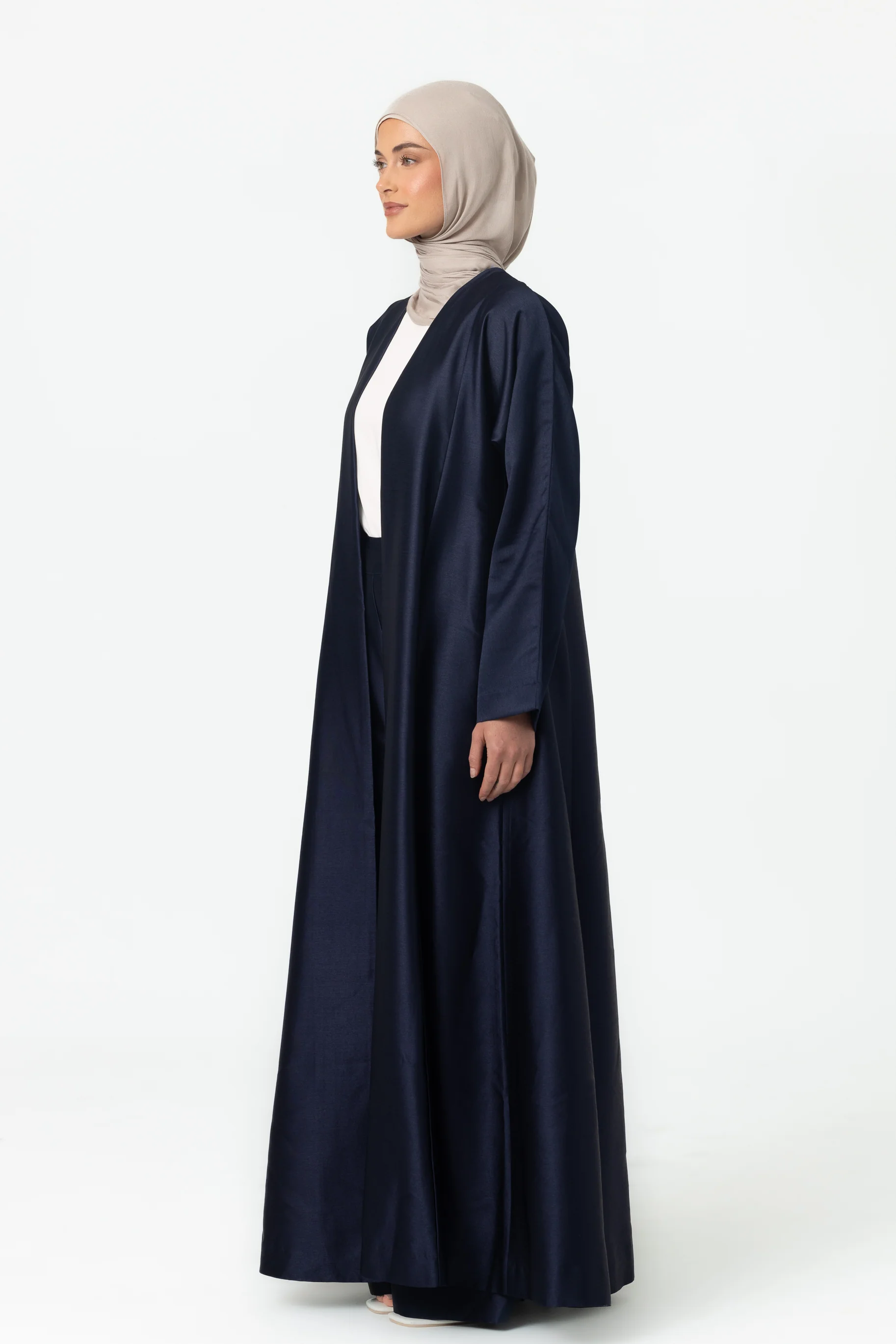 Astra Open Abaya - Navy - Image 3