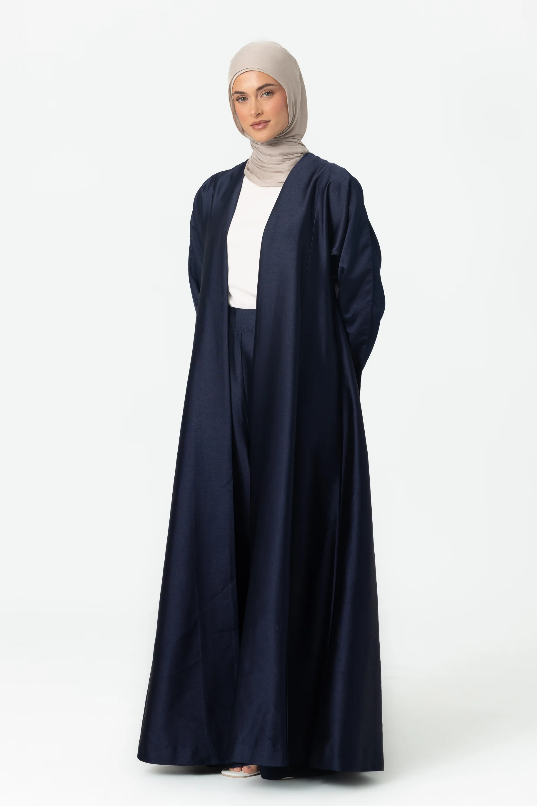 Astra Open Abaya - Navy - Image 4