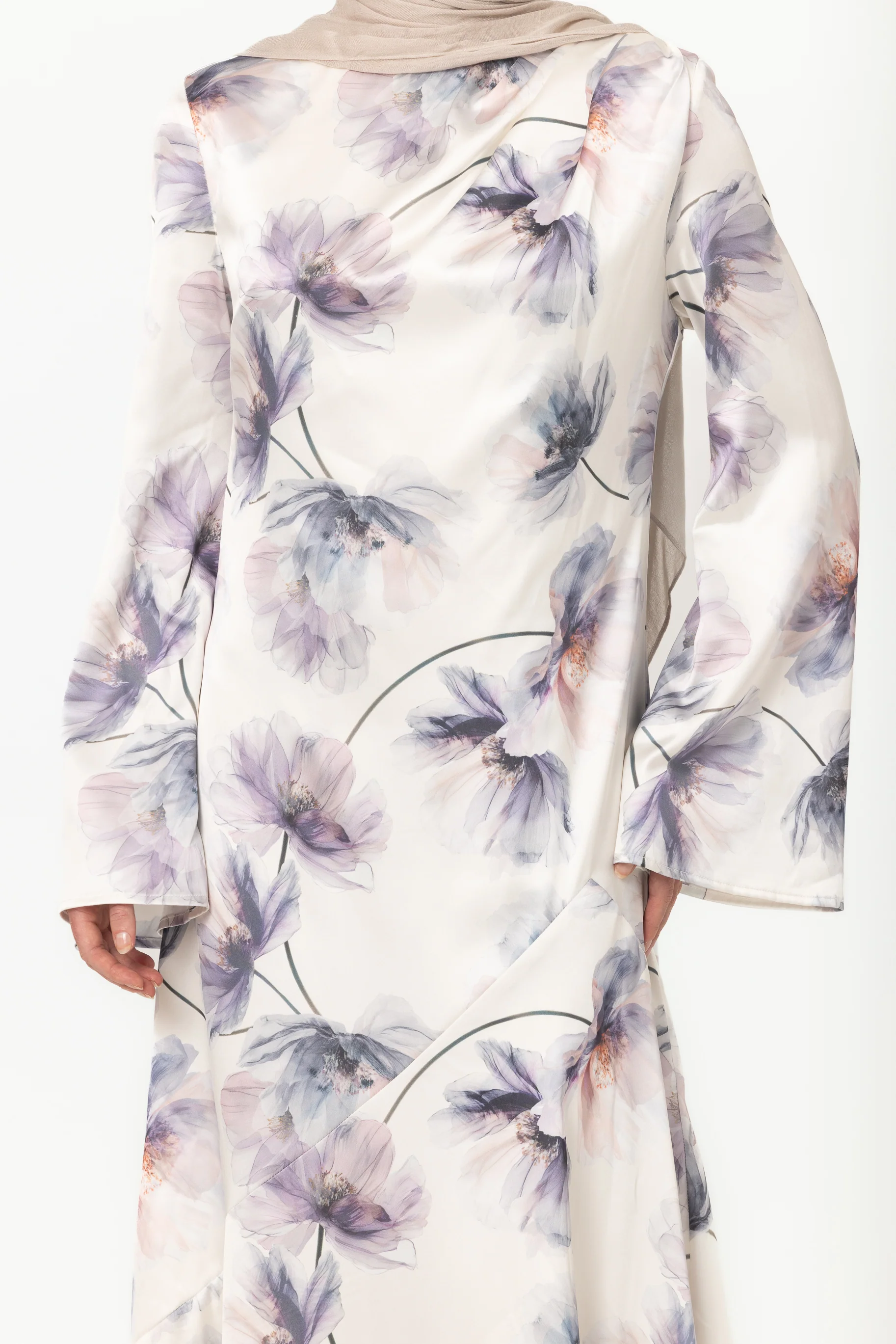 Bloom Satin Dress - Image 3