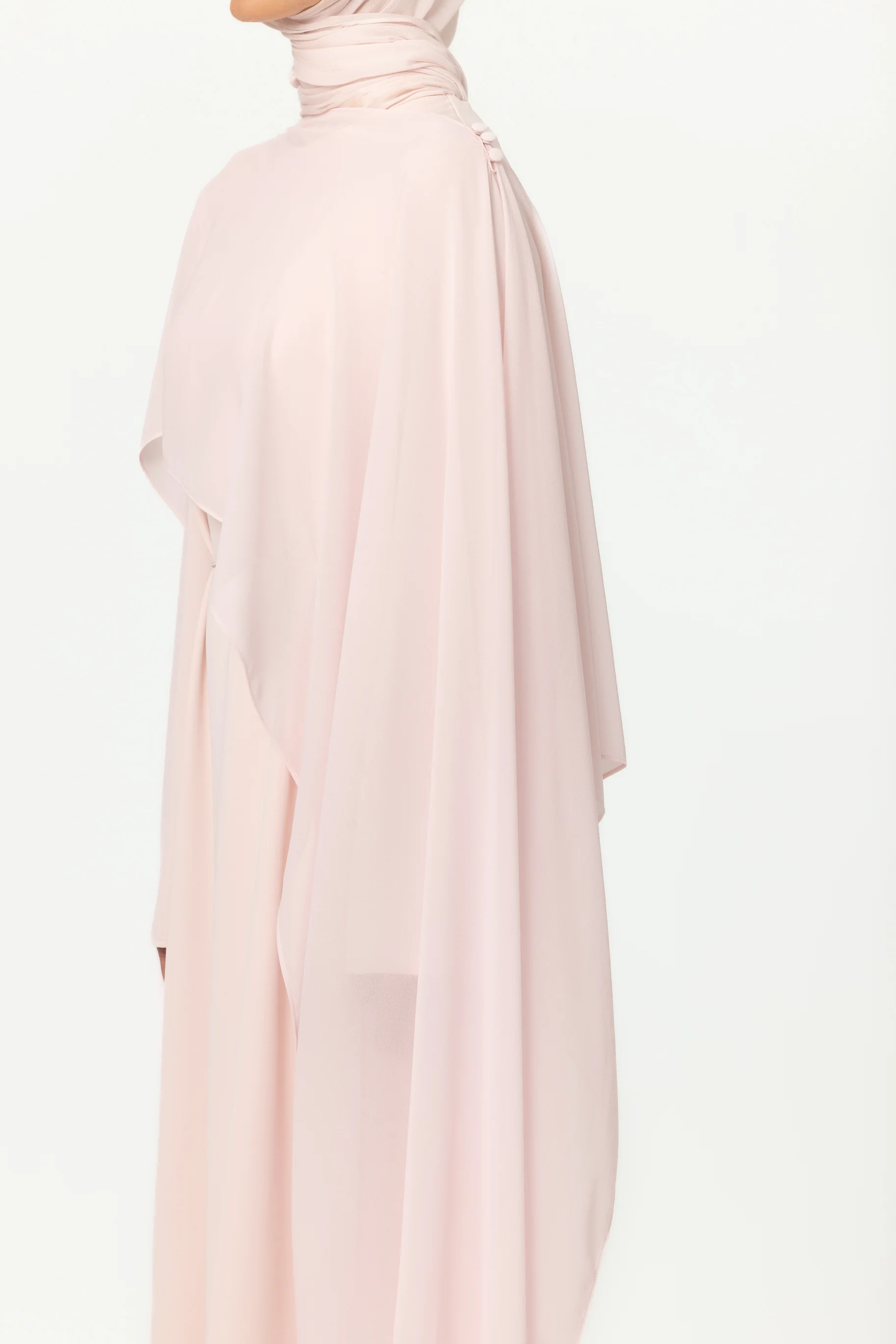 Chiffon Cape - Petal Pink - Image 3