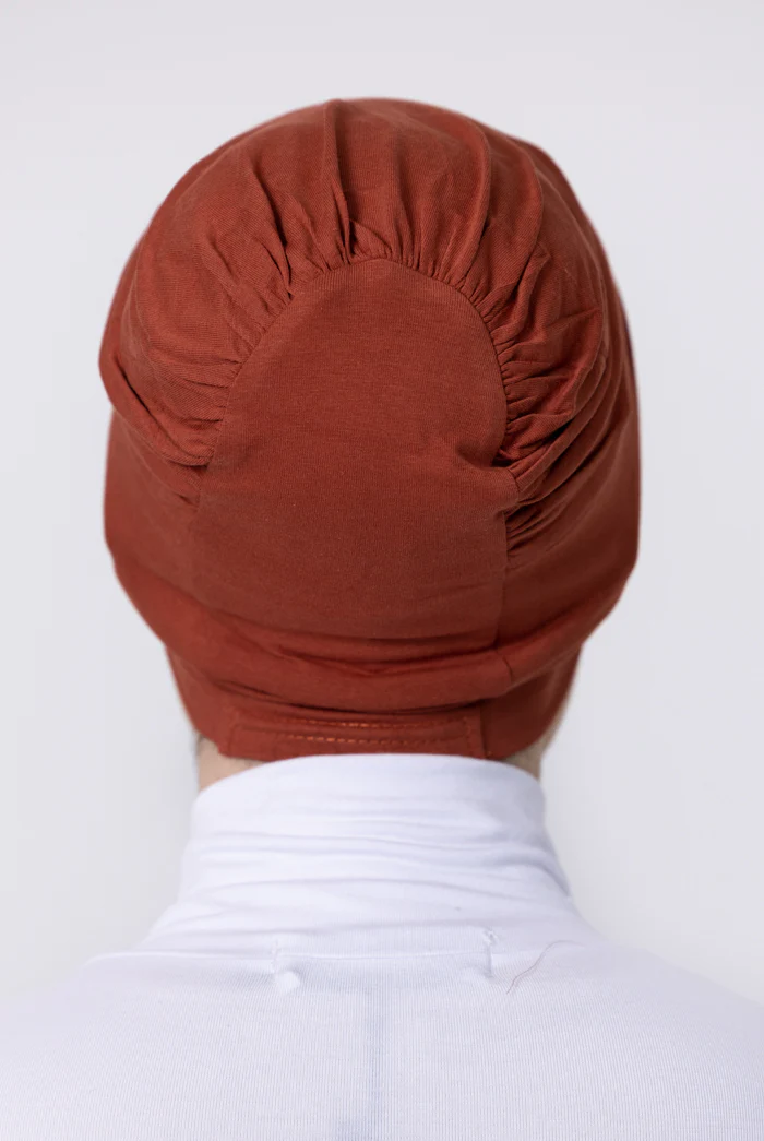 Cotton Closed Cap - 64 Umber - Image 3
