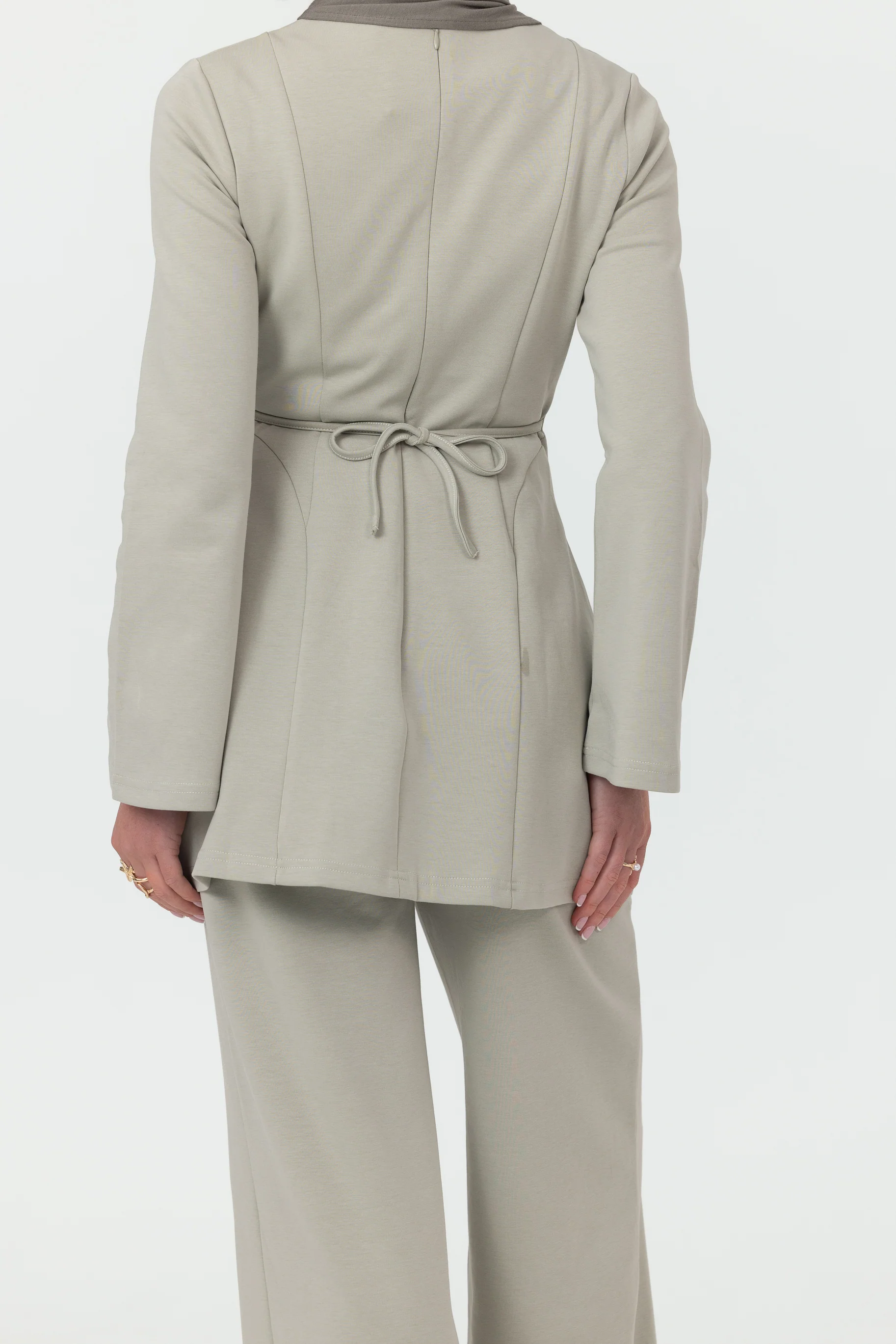 Cotton Contour Top - Sage - Image 3