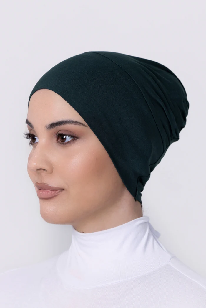 Cotton Open Cap - 57 Emerald - Image 2