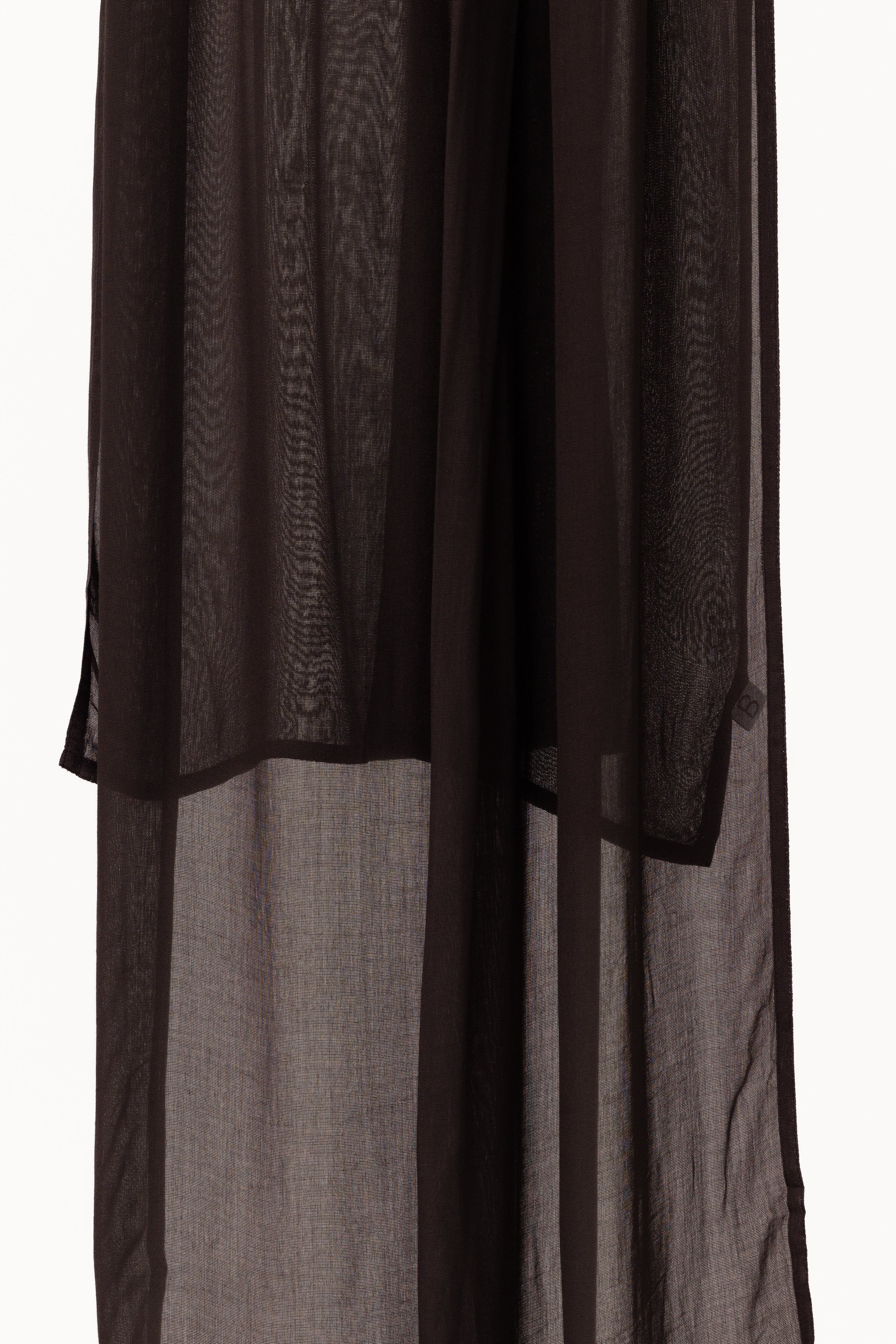 Double Stitched Modal Hijab Set - Raven - Image 2