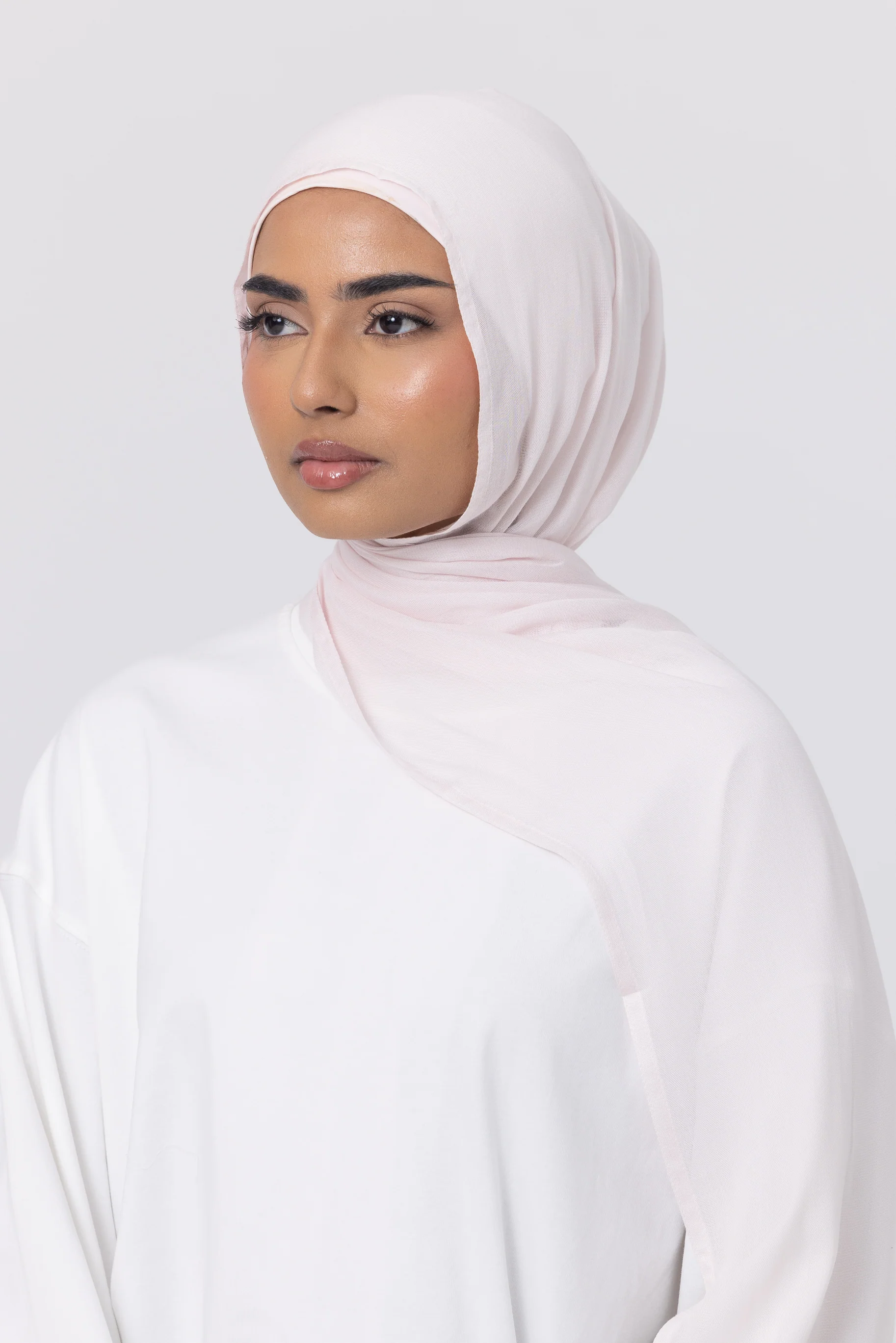 Double Stitched Modal Hijab Set - Ballerina - Image 3