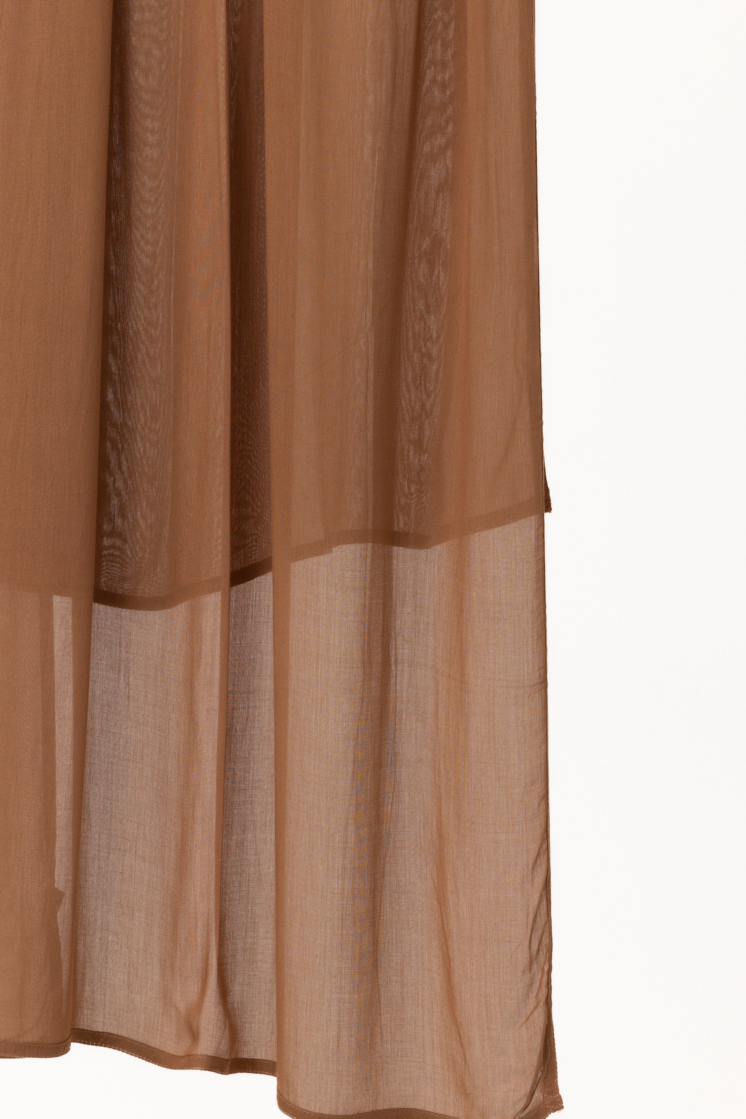 Double Stitched Modal Hijab Set - Caramel - Image 2