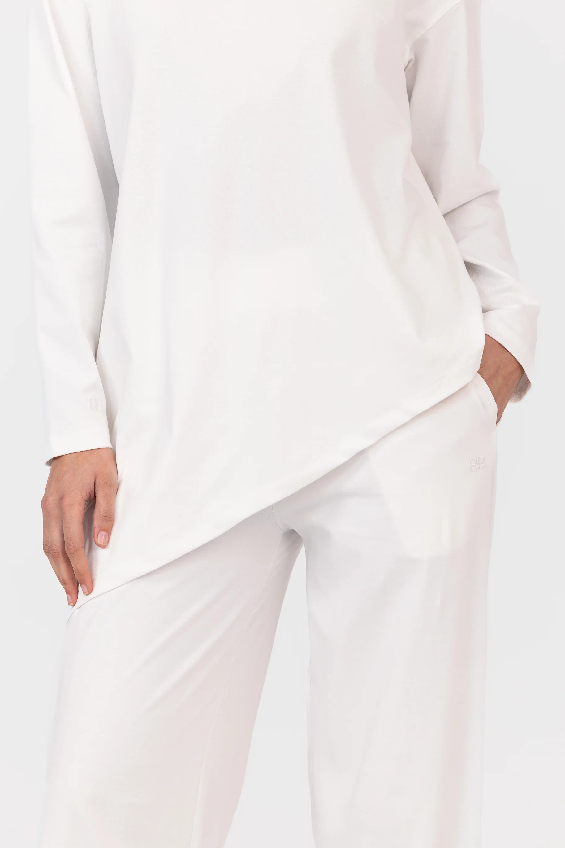 Everyday Asymmetric Top - White - Image 3