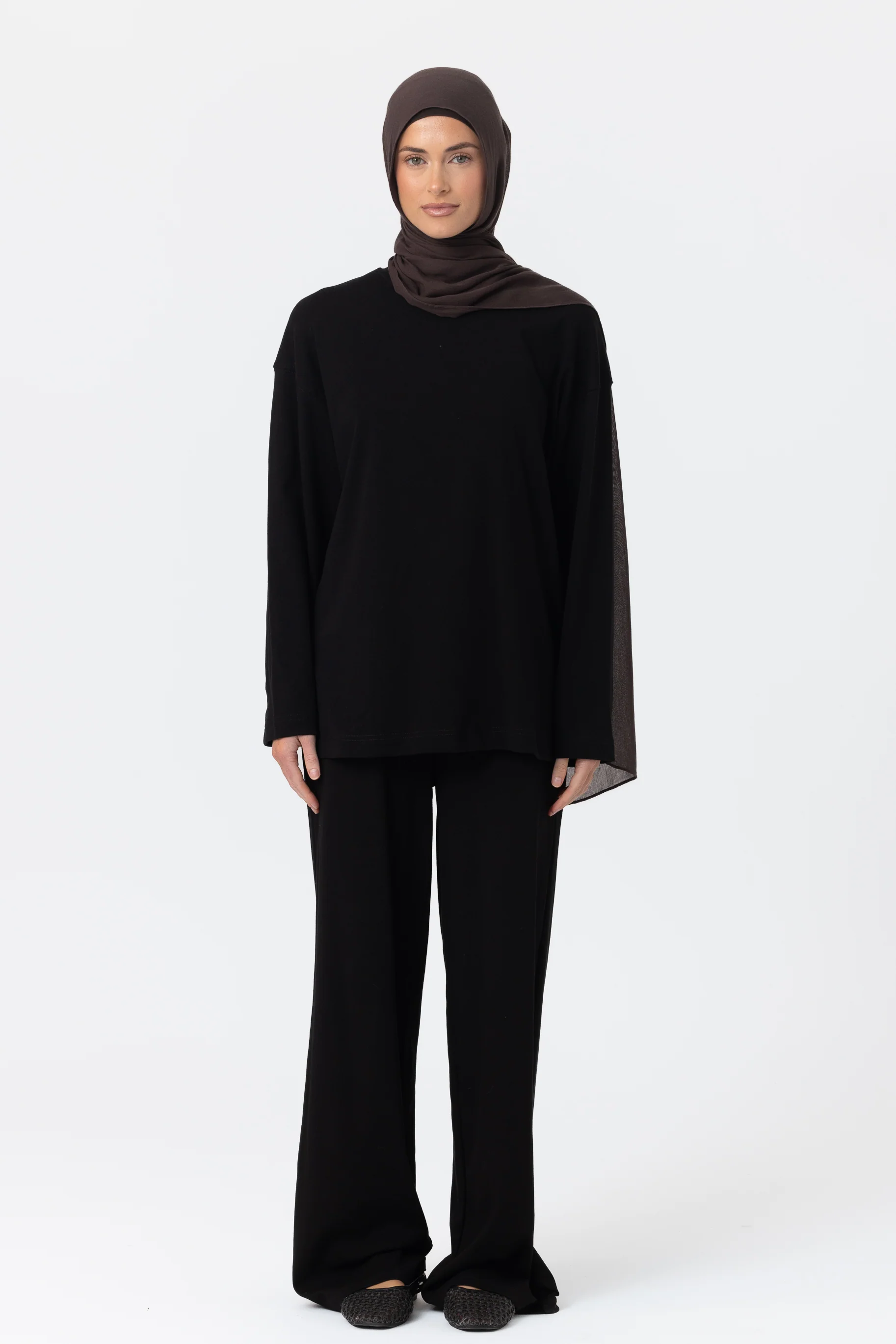Everyday Relaxed Top - Black - Image 3