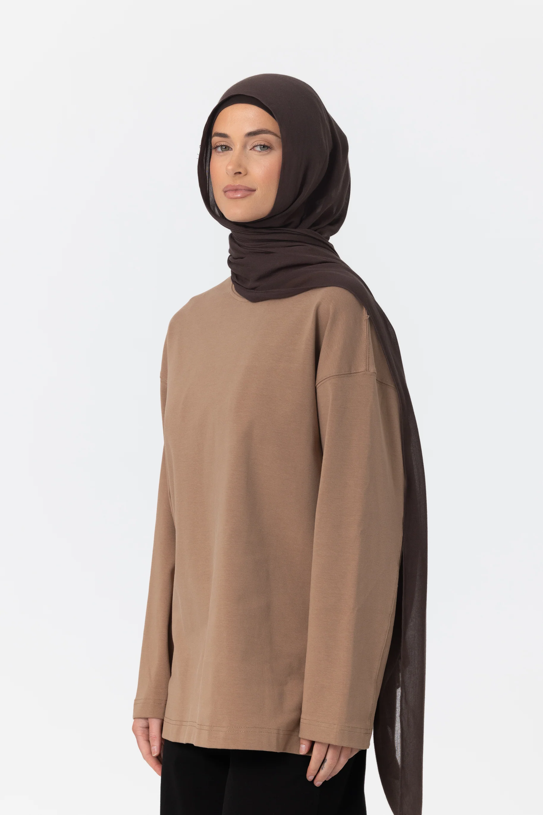 Everyday Relaxed Top - Walnut - Image 4