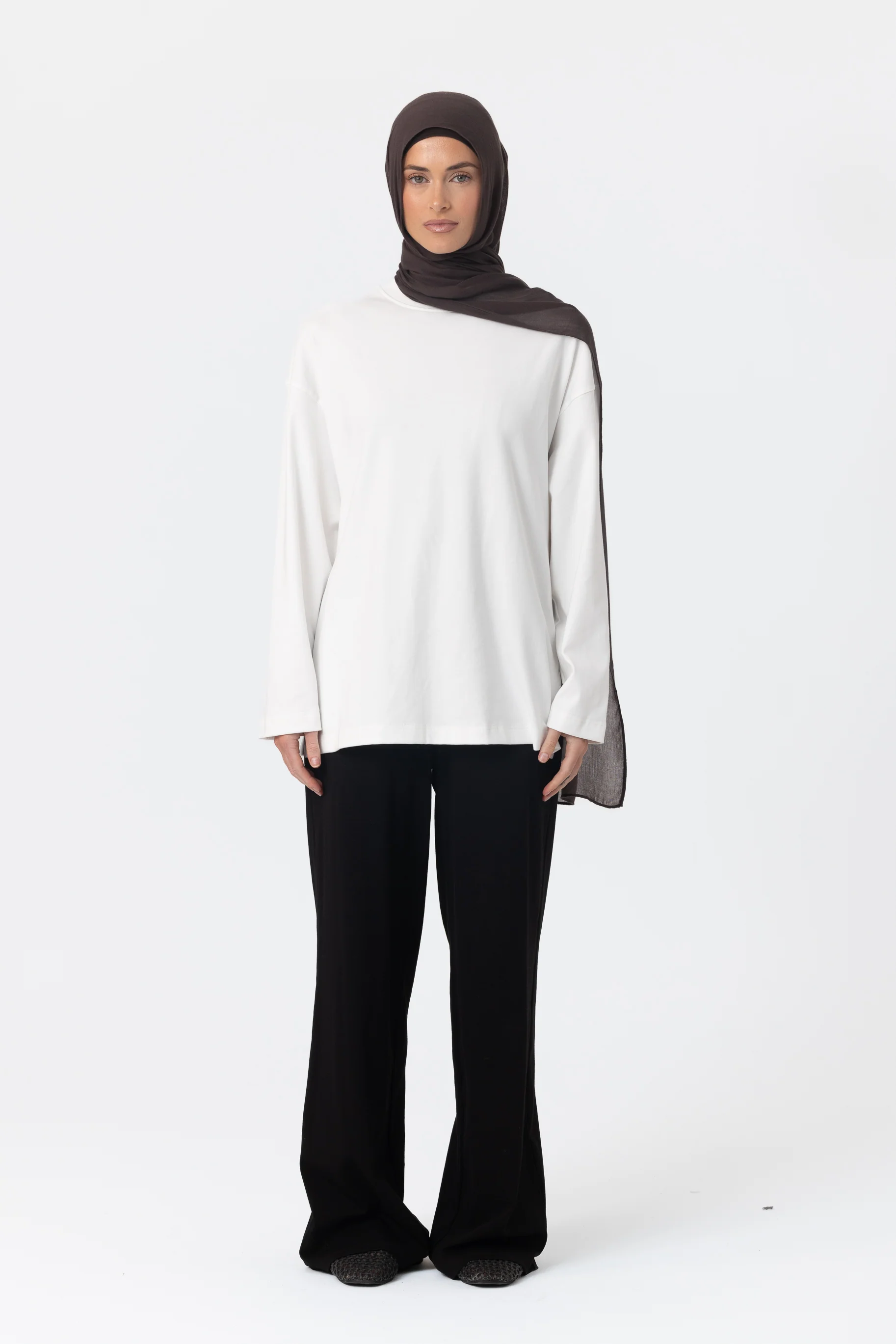 Everyday Relaxed Top - White - Image 3