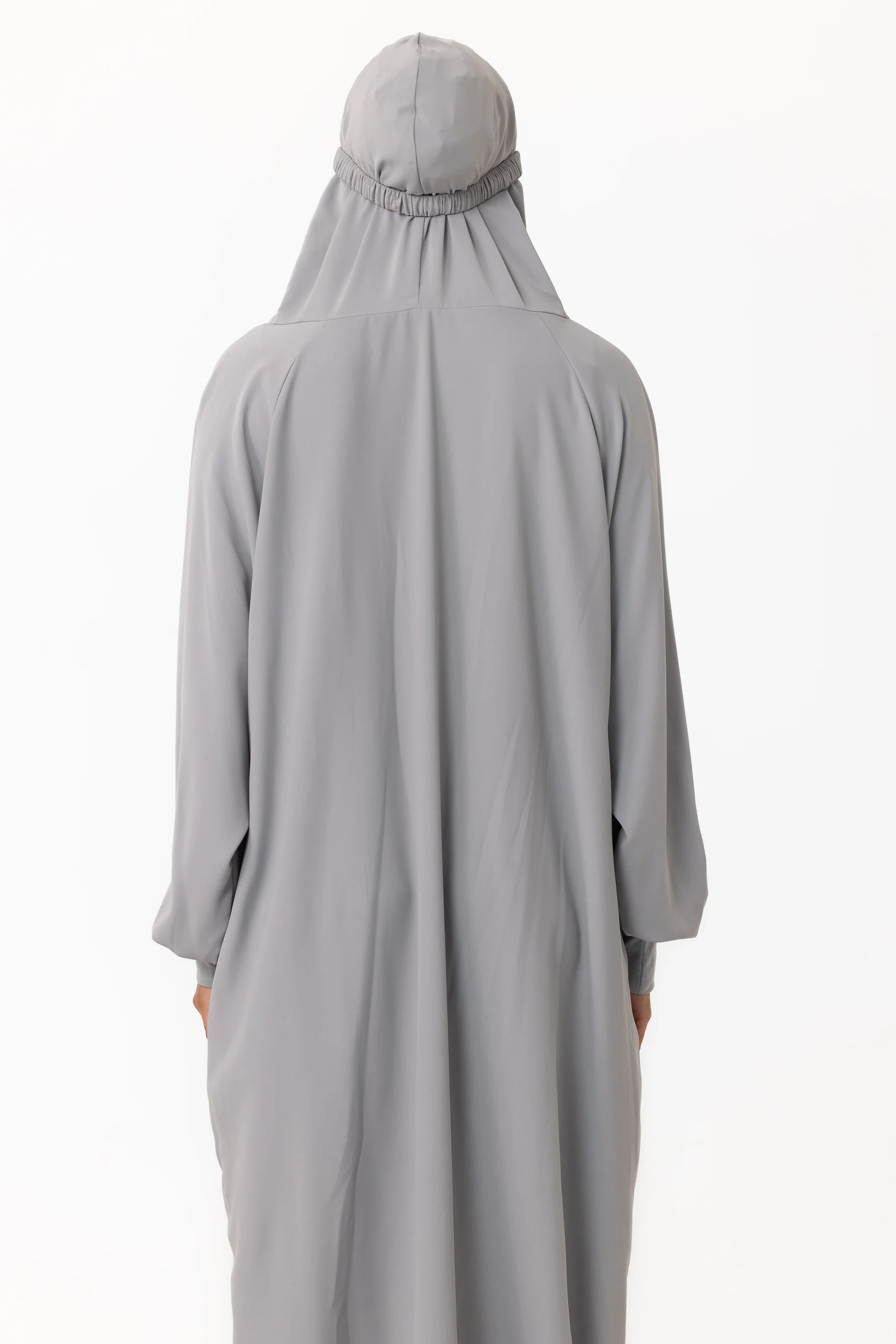 Full Length Prayer Gown - Dusty Blue - Image 3