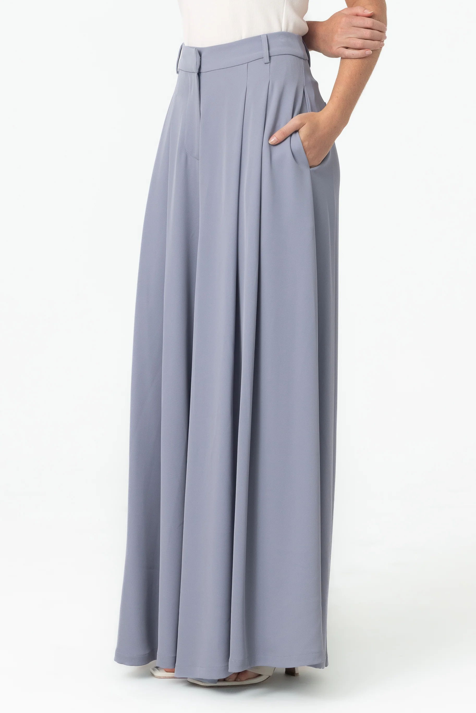 Lara Palazzo Pants - Blue