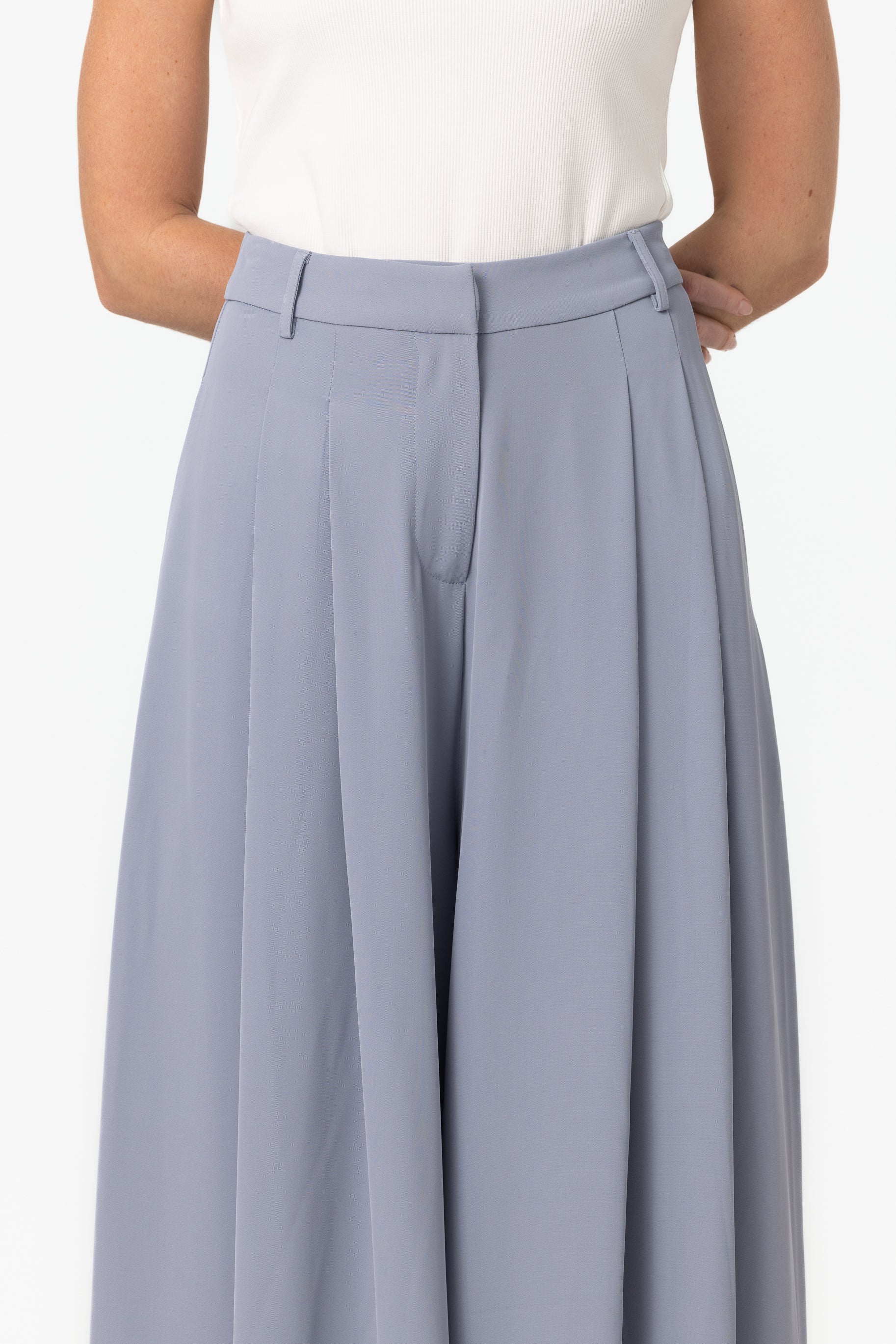 Lara Palazzo Pants - Blue - Image 3