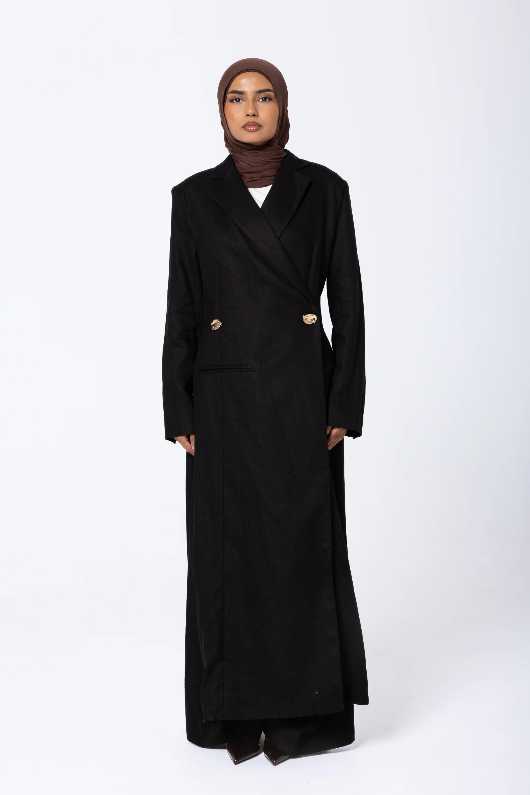 Layelle Longline Blazer - Black - Image 5