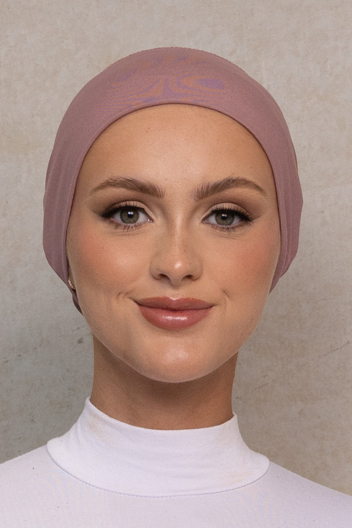 Lycra Open Cap - Old Pink - Image 2