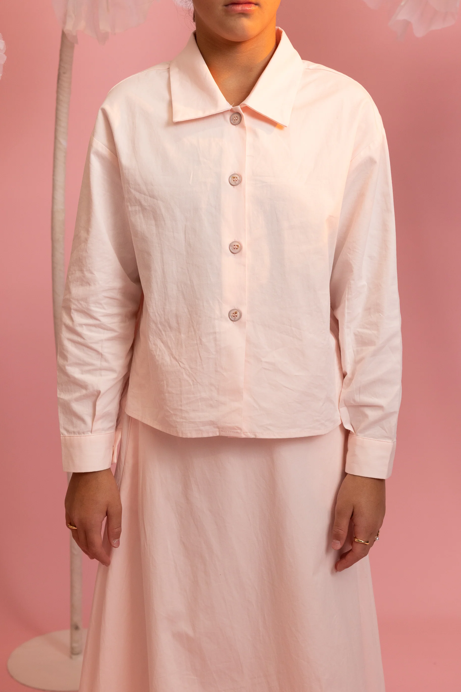 Mini Sydney Shirt - Pearl Pink - Image 3