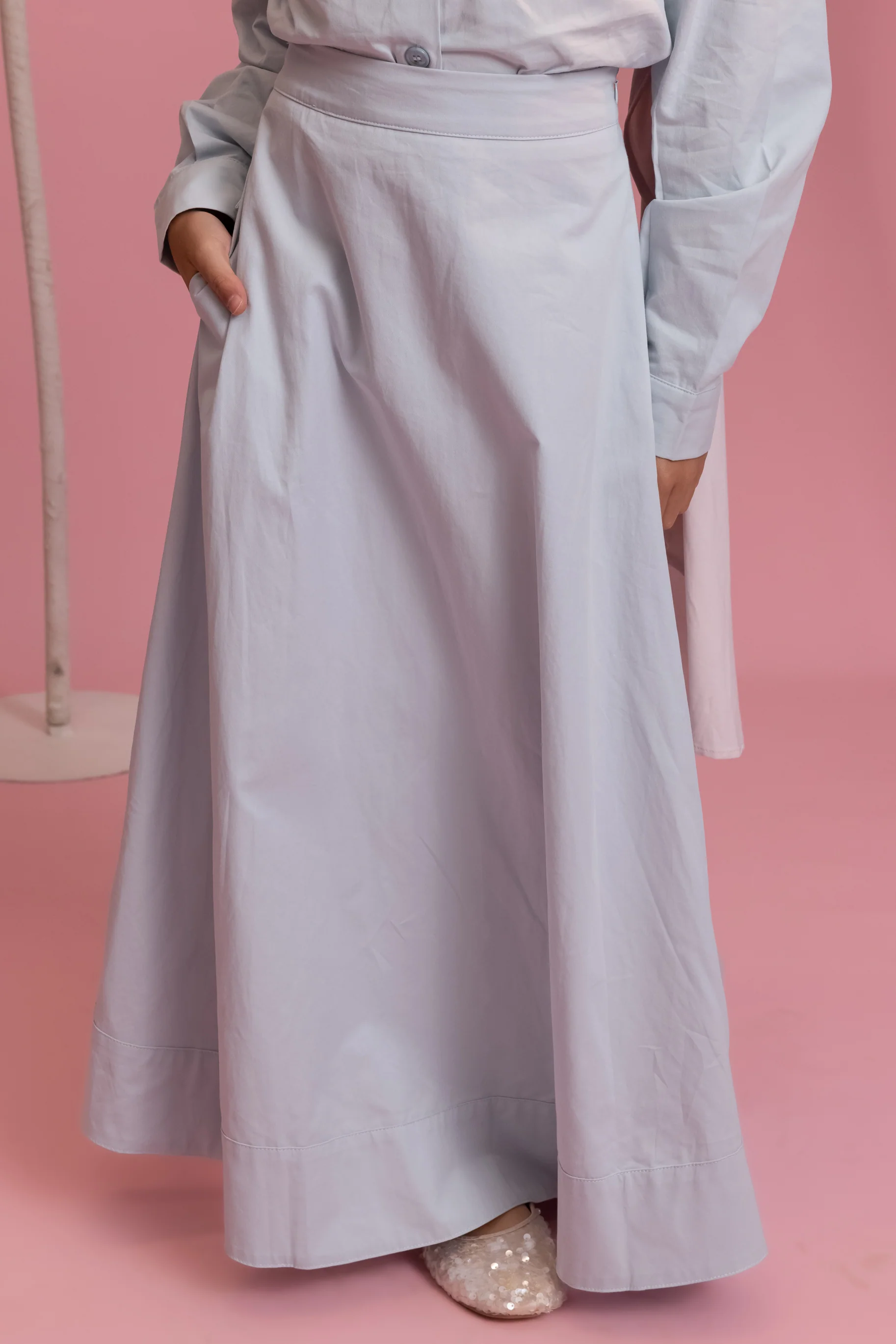 Mini Sydney Skirt - Powder Blue - Image 3