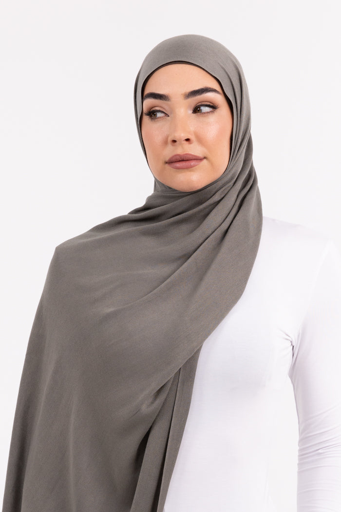 Premium Viscose Hijab - 54 Sage - Image 3