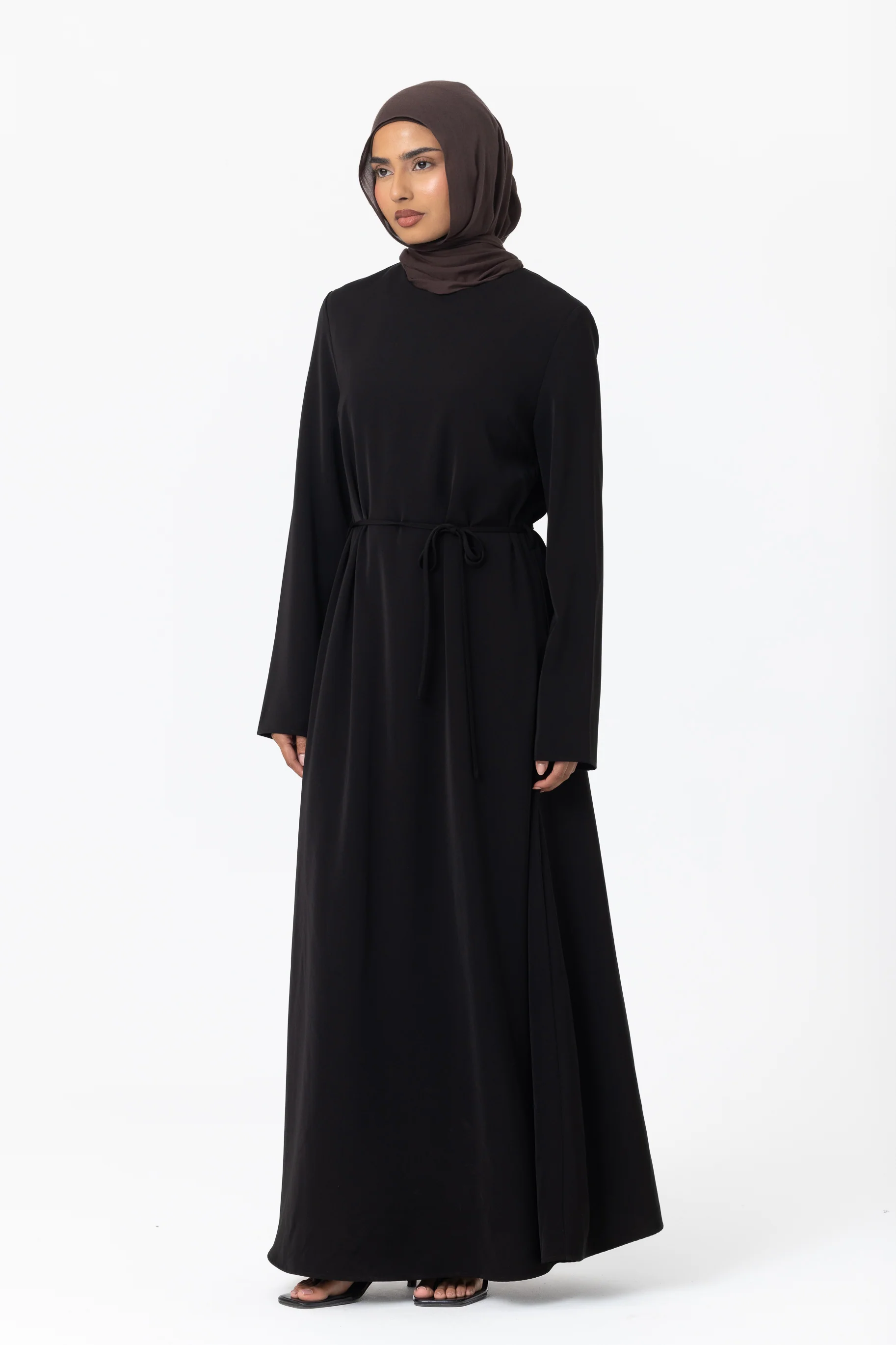 Rayhana Slip Dress - Black