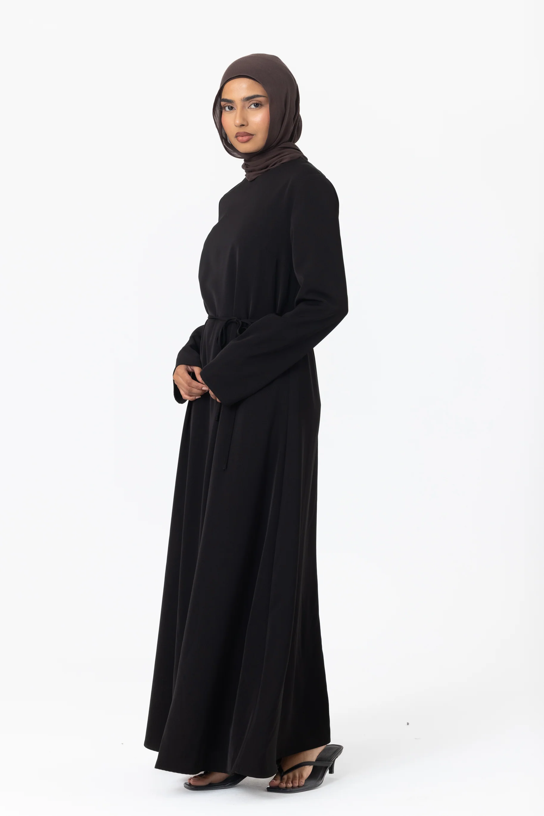 Rayhana Slip Dress - Black - Image 2