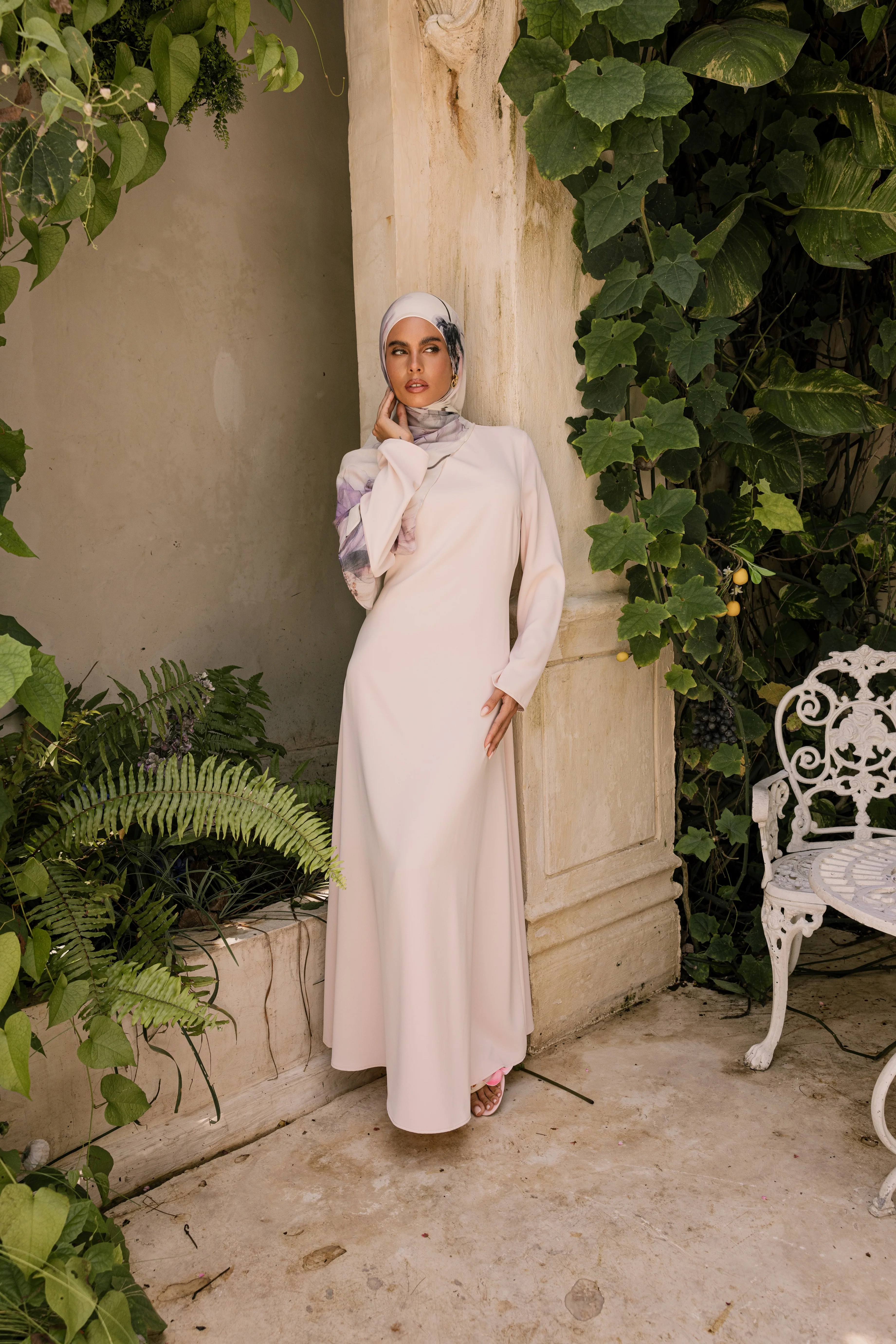 Rayhana Slip Dress - Petal Pink