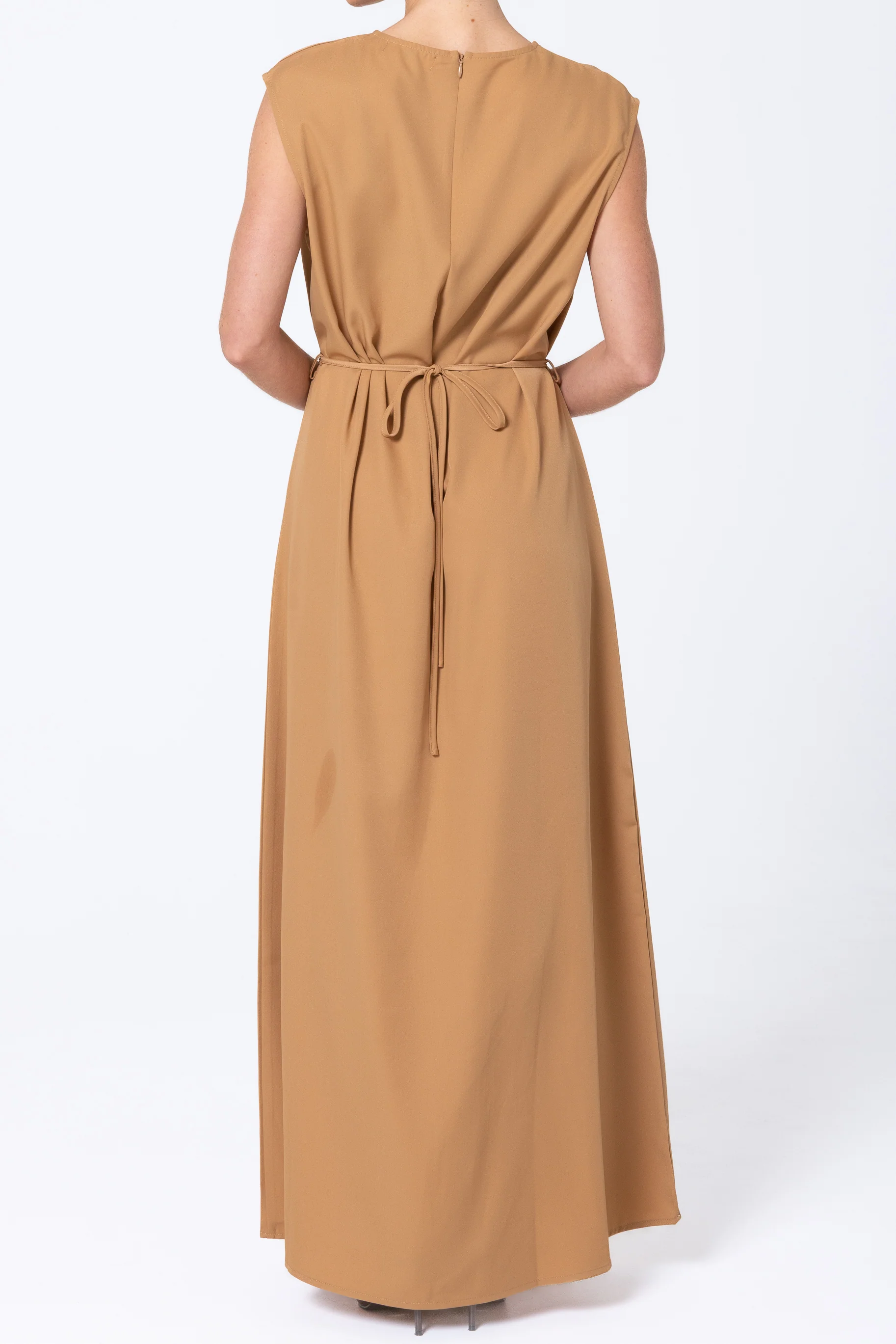 Raya Slip Dress - Caramel - Image 3
