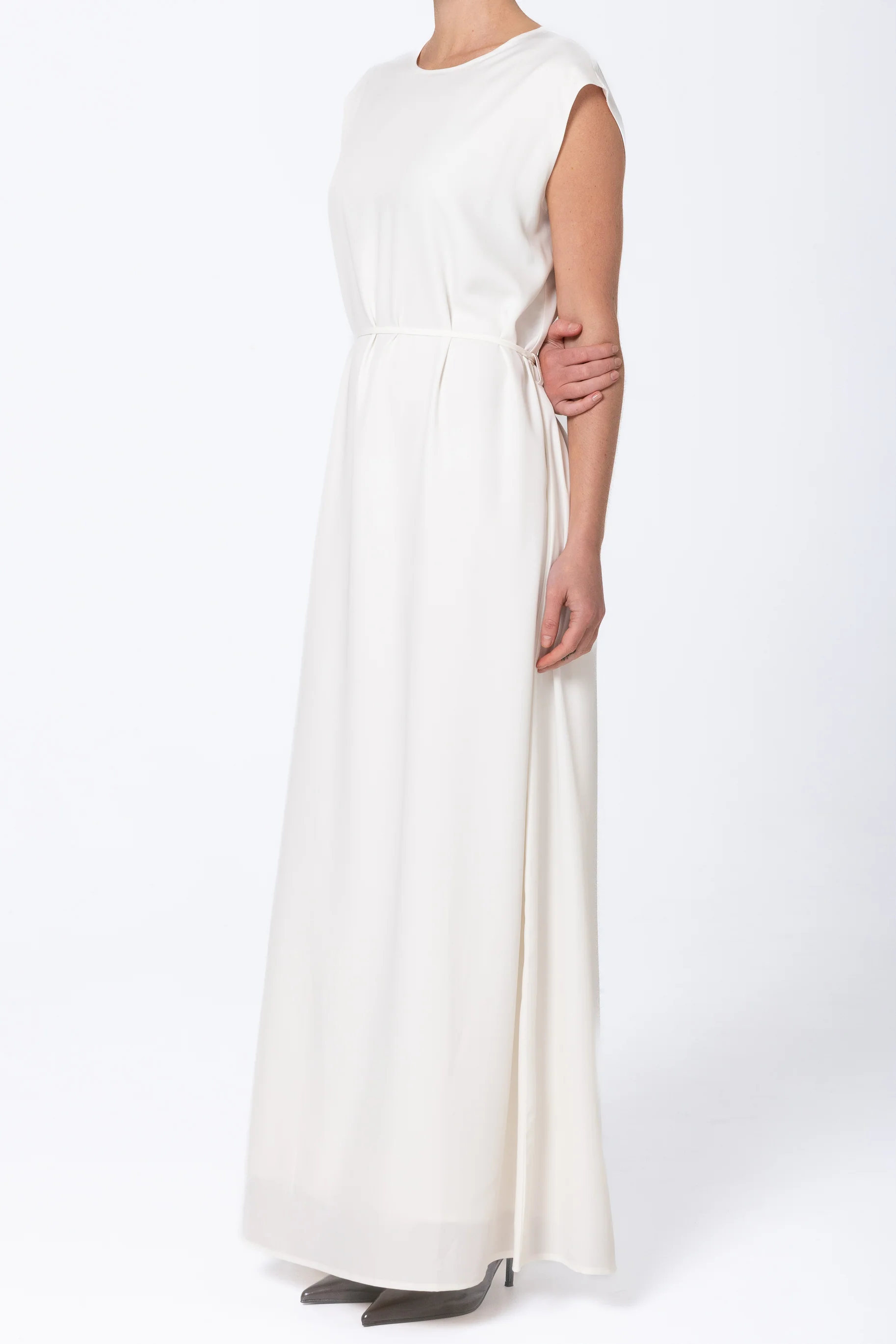 Raya Slip Dress - White - Image 2