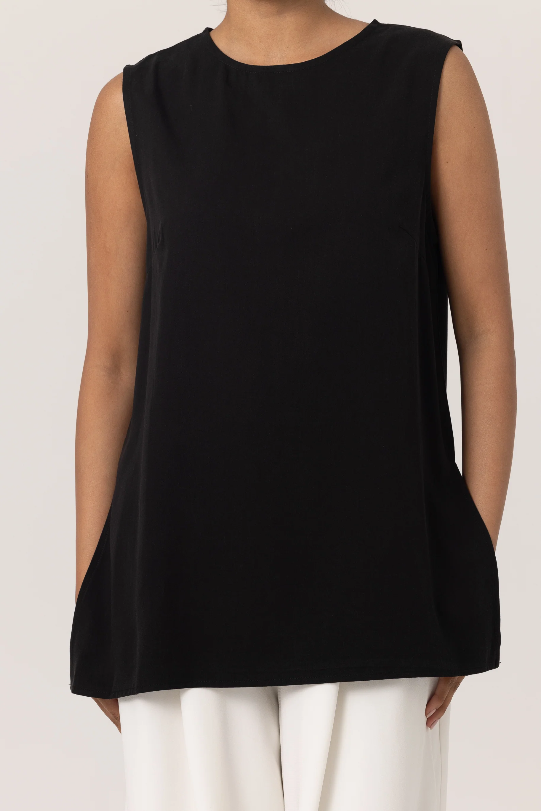 Tencel Tank Top - Black