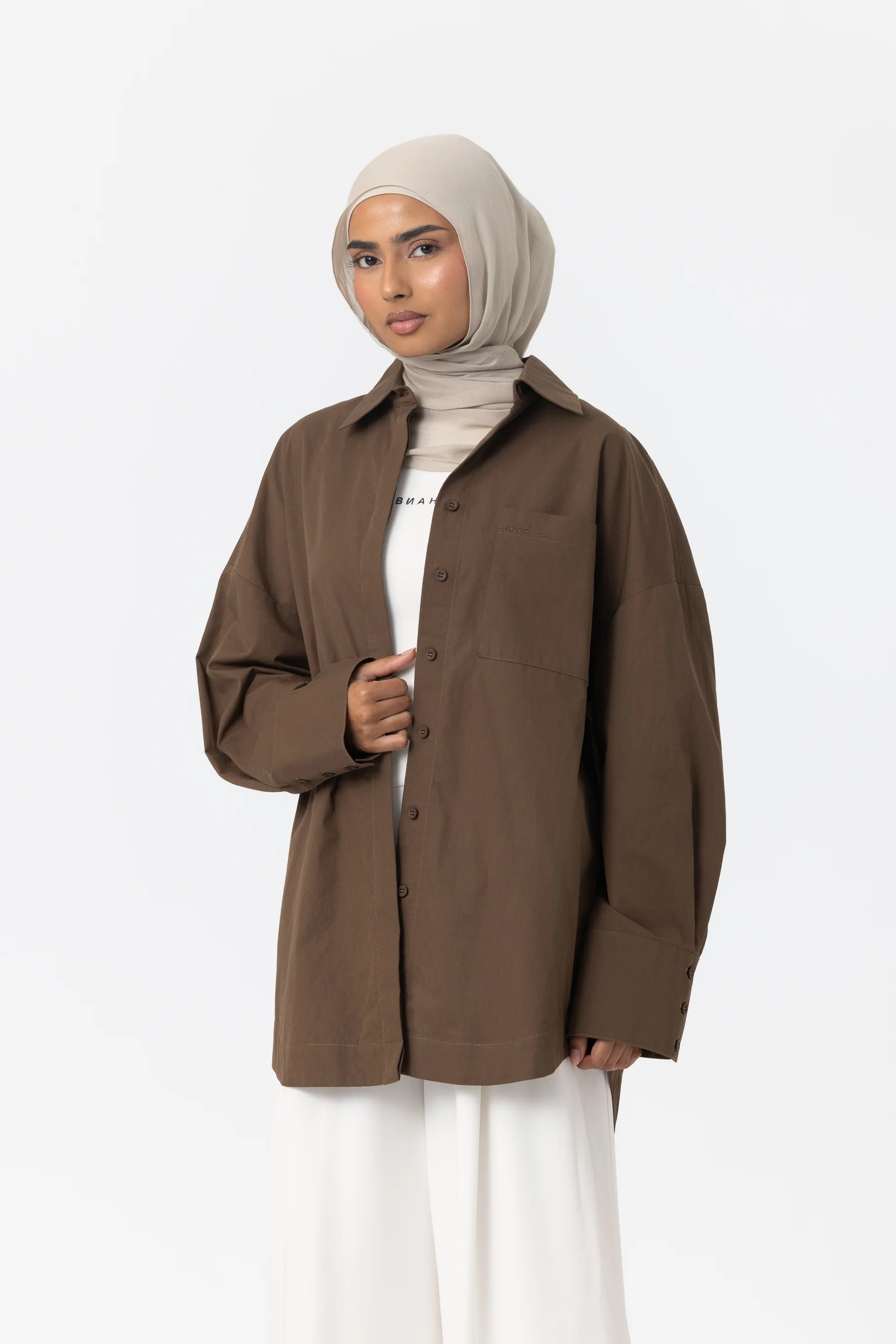 The Ayah Shirt - Coffee Bean