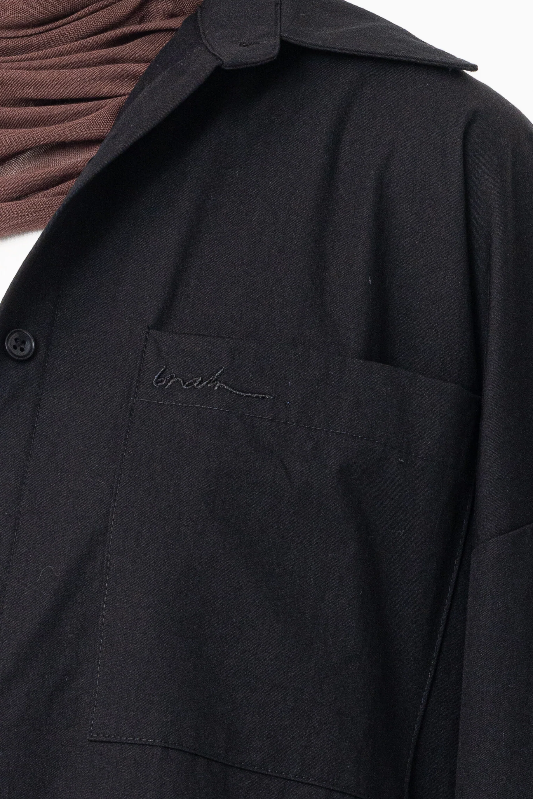 The Ayah Shirt - Jet Black - Image 3