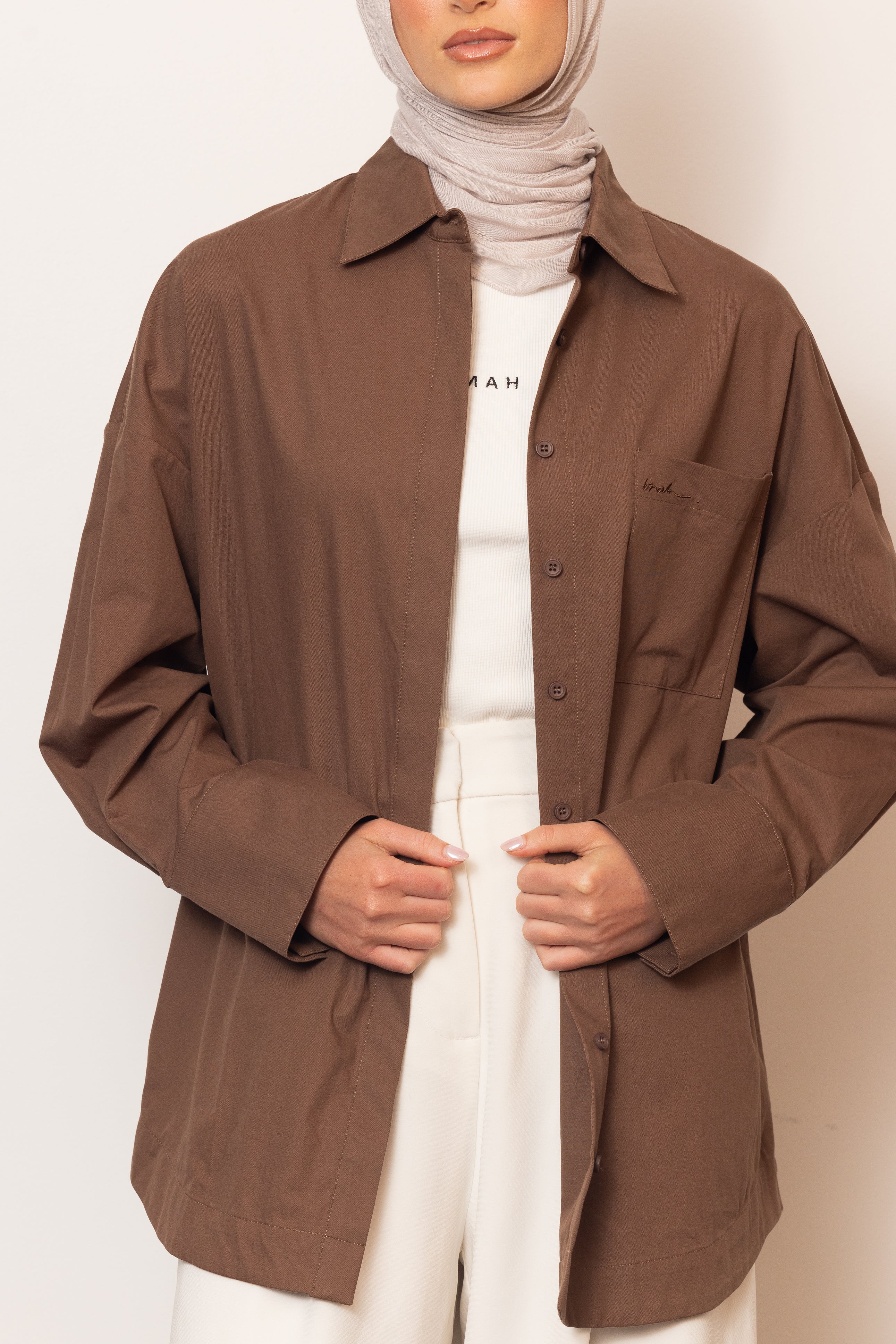 The Ayah Shirt - Warm Brown - Image 3