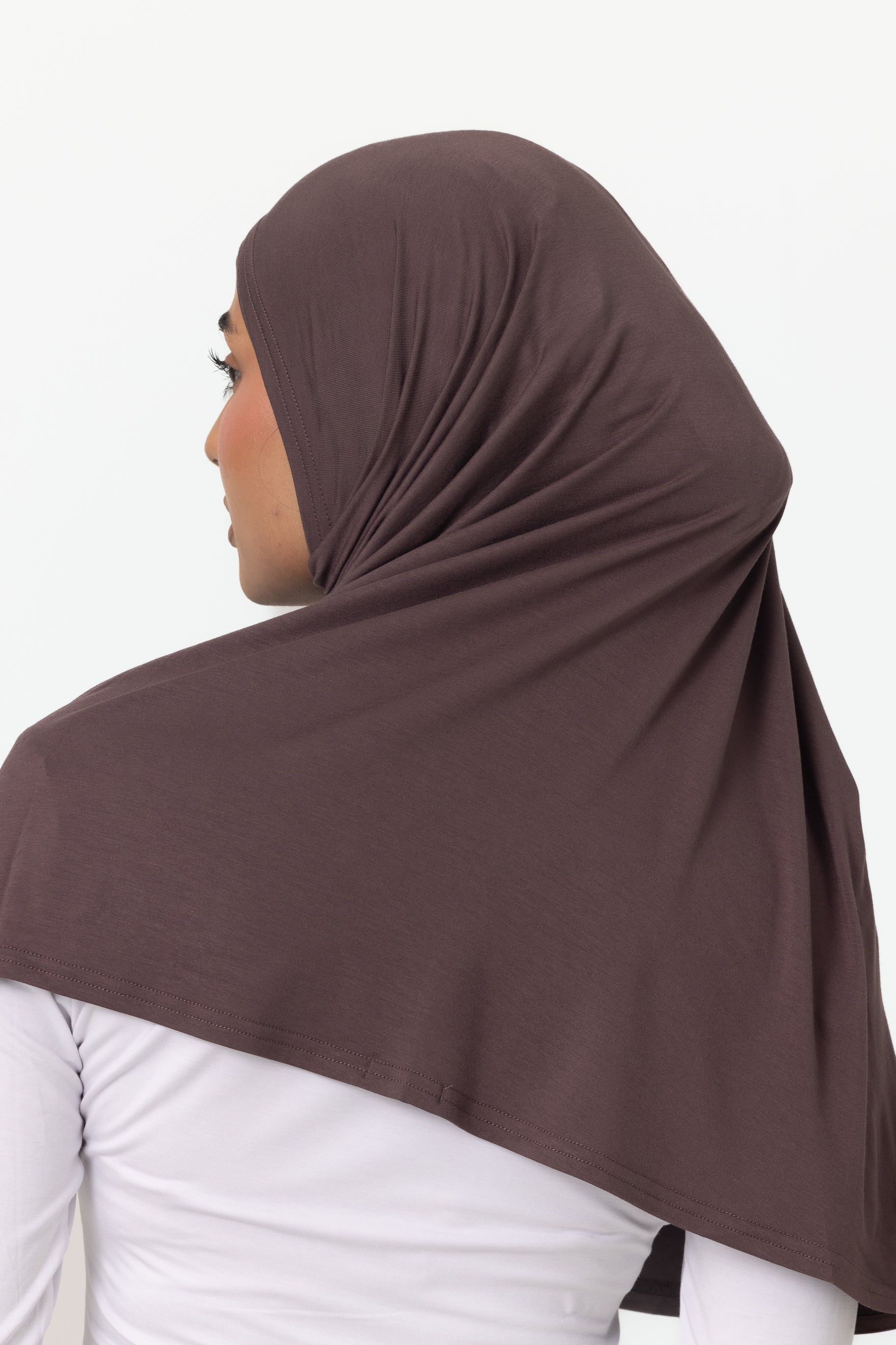 Womens 2pc Jersey Hijab - Iris - Image 3