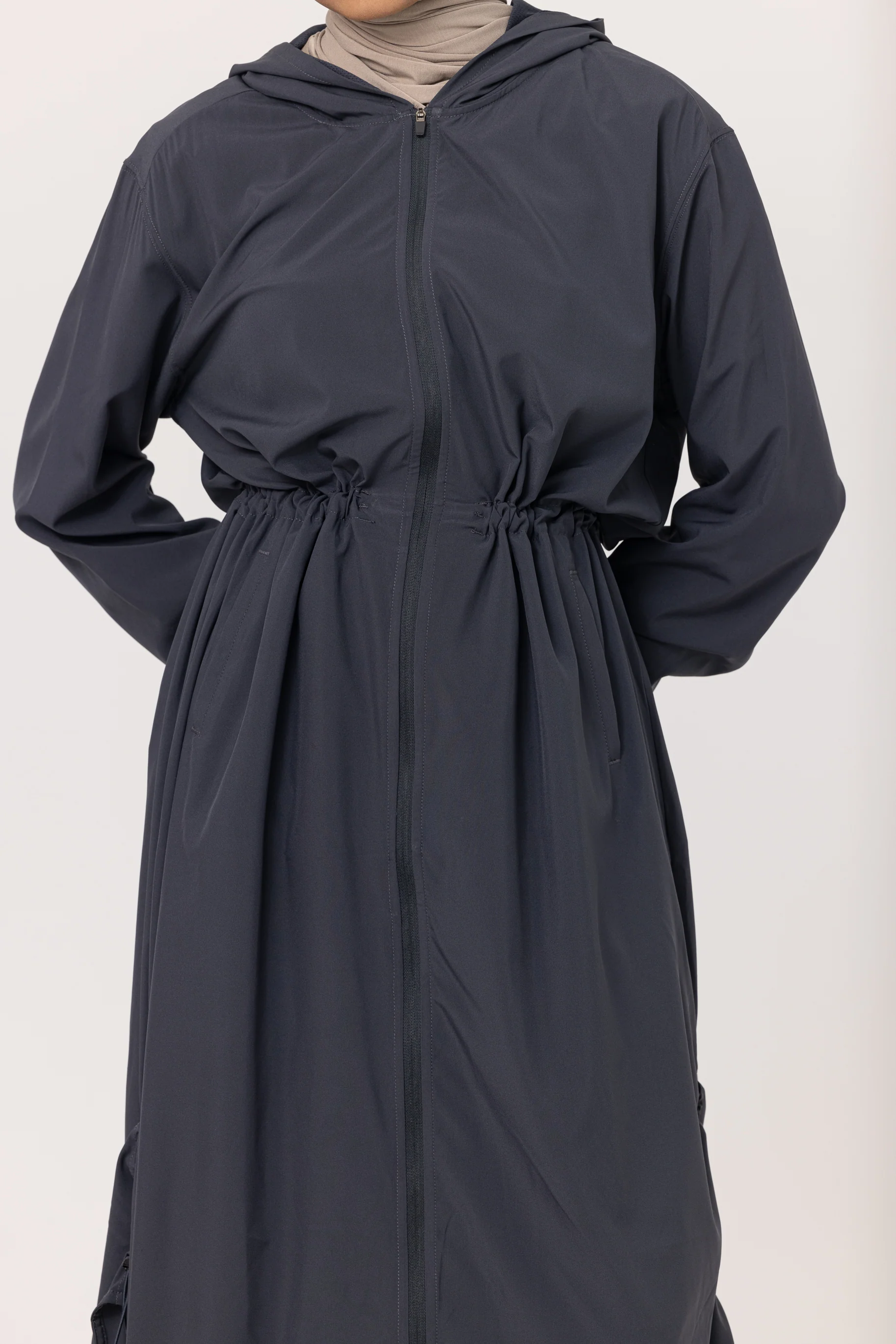 Women's Sports Trench - Charcoal - Image 5