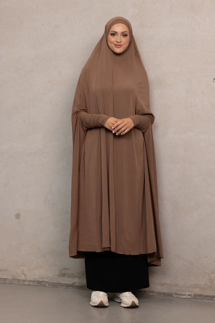 Women's XL Sleeved Jilbab - Clove - Image 3